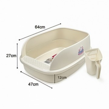 Catidea Litter Box Bread Bin Extra Large Blue